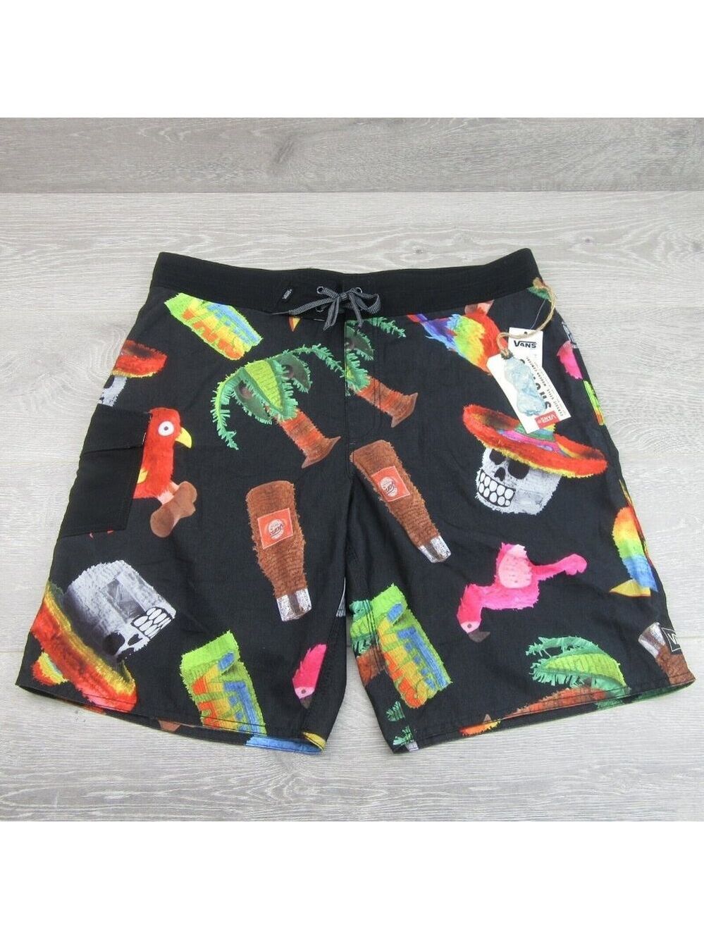 Vans Era Isla Vista Boardshort Swim Trunks Men's Size 34 NEW - Picture 2 of 14